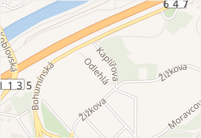Kaplířova v obci Ostrava - mapa ulice