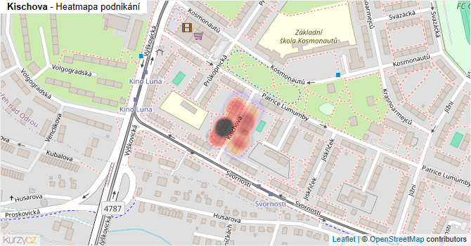 Kischova - mapa podnikání