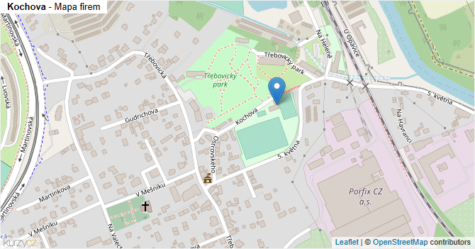 Kochova - mapa firem