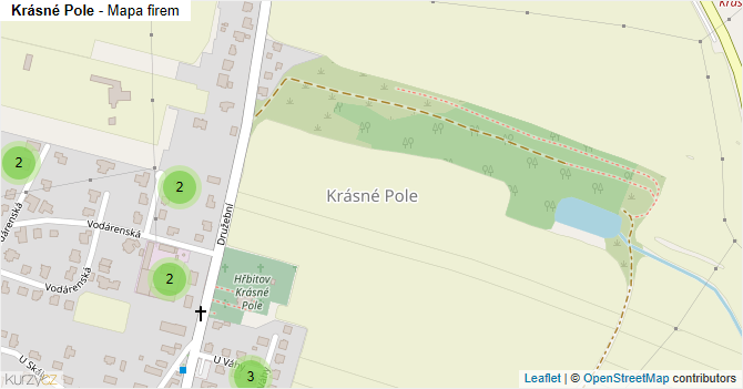 Krásné Pole - mapa firem