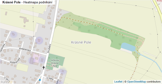 Krásné Pole - mapa podnikání