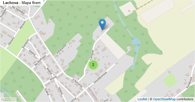 Lachova - mapa firem