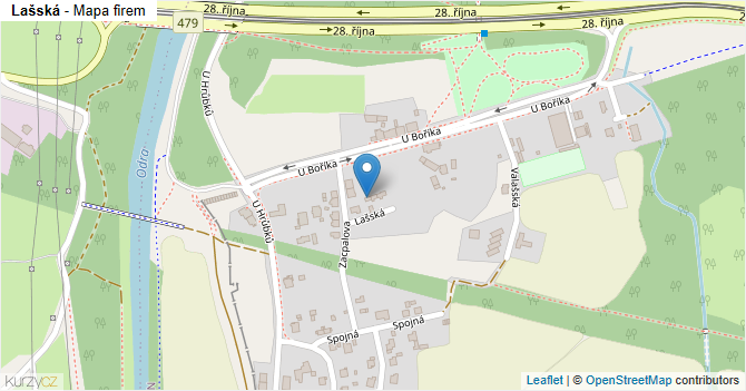 Lašská - mapa firem