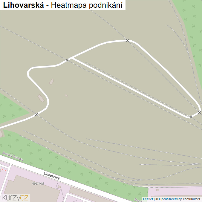 Mapa Lihovarská - Firmy v ulici.