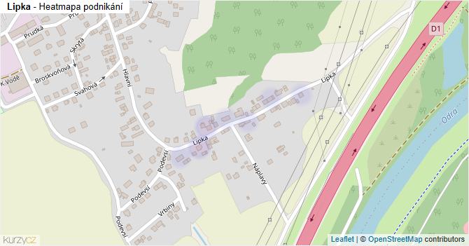 Lipka - mapa podnikání