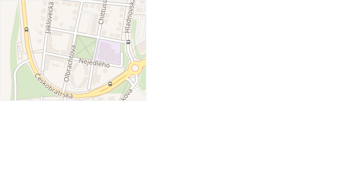 M. D. Rettigové v obci Ostrava - mapa ulice