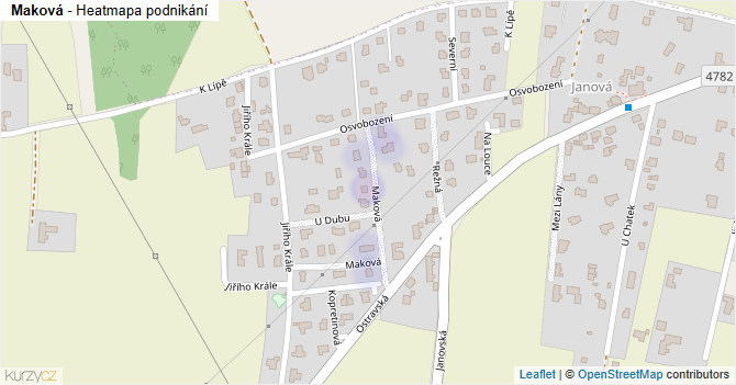 Maková - mapa podnikání