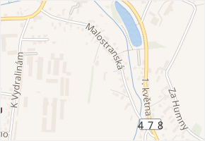 Malostranská v obci Ostrava - mapa ulice