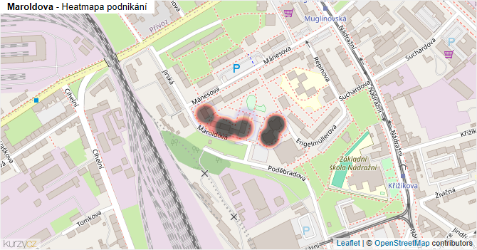 Maroldova - mapa podnikání