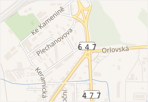 Martina Henryho v obci Ostrava - mapa ulice
