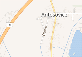 Medová v obci Ostrava - mapa ulice