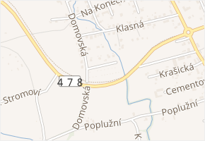 Mezipolí v obci Ostrava - mapa ulice