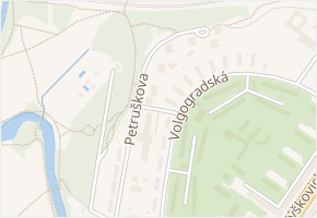 Mezírka v obci Ostrava - mapa ulice