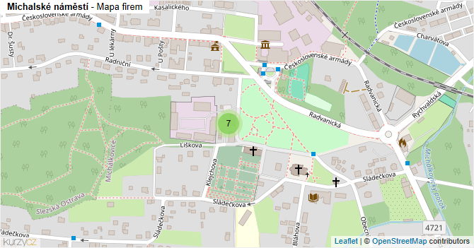 Michalské náměstí - mapa firem
