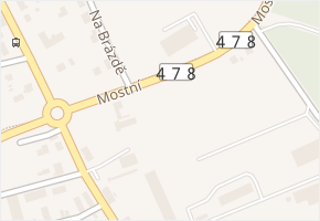 Mostní v obci Ostrava - mapa ulice