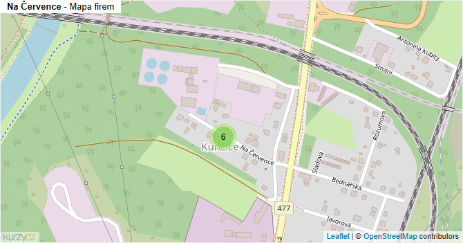 Na Července - mapa firem