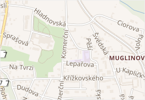 Na Druhém v obci Ostrava - mapa ulice