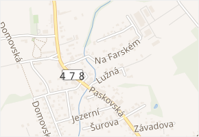 Na Farském v obci Ostrava - mapa ulice