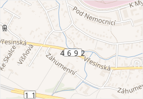 Na Návsi v obci Ostrava - mapa ulice