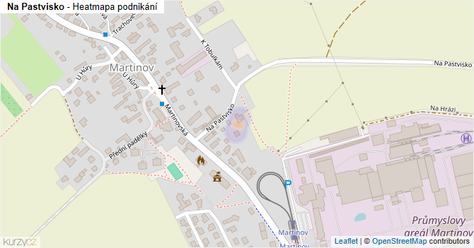 Na Pastvisko - mapa podnikání