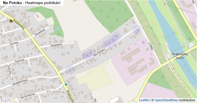 Na Potoku - mapa podnikání