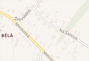 Na Šancích v obci Ostrava - mapa ulice