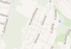 Na Srázu v obci Ostrava - mapa ulice
