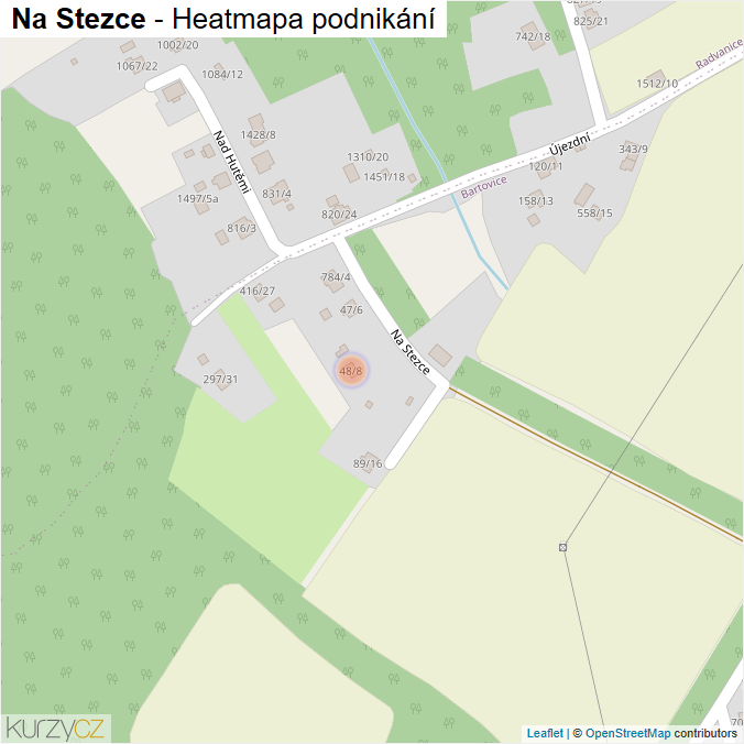 Mapa Na Stezce - Firmy v ulici.