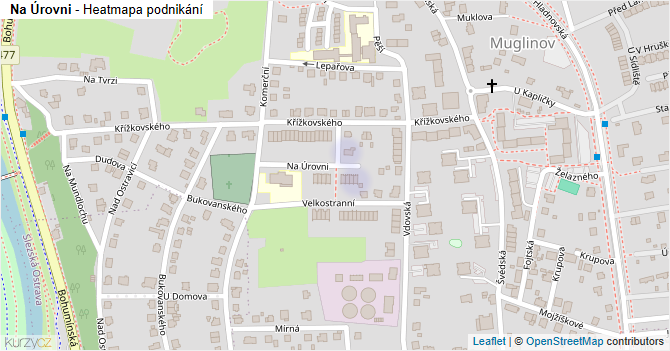 Na Úrovni - mapa podnikání