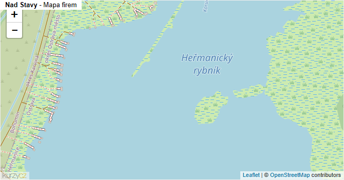 Nad Stavy - mapa firem