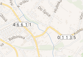 Nad Úhorem v obci Ostrava - mapa ulice