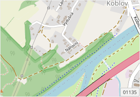 Náhorní v obci Ostrava - mapa ulice