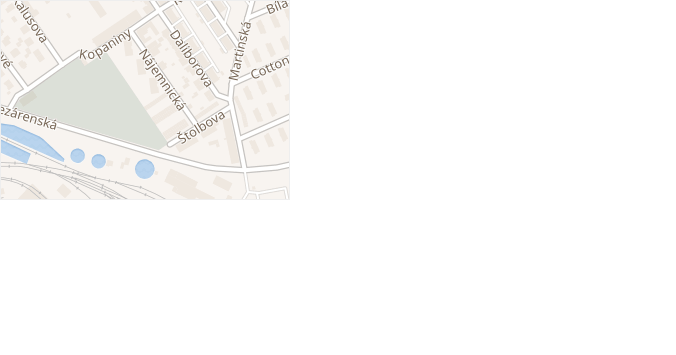 Nájemnická v obci Ostrava - mapa ulice