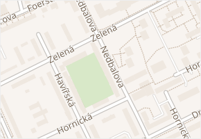 Nedbalova v obci Ostrava - mapa ulice