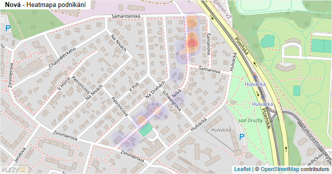 Nová - mapa podnikání