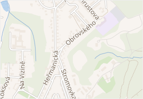 Obrovského v obci Ostrava - mapa ulice