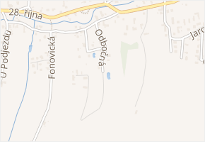 Odbočná v obci Ostrava - mapa ulice