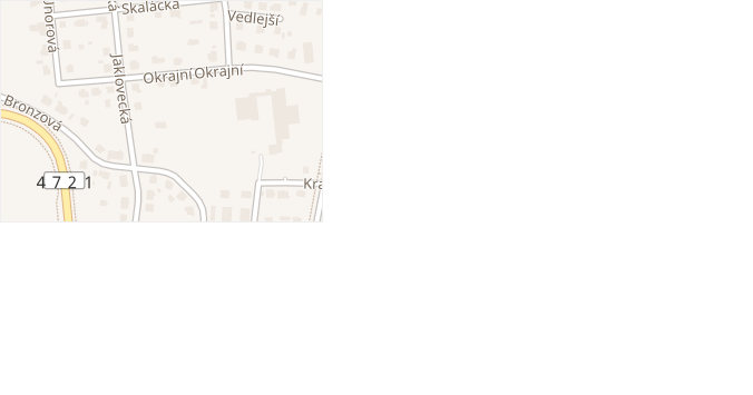 Okrajní v obci Ostrava - mapa ulice