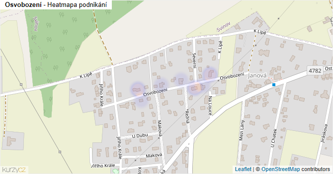 Osvobození - mapa podnikání