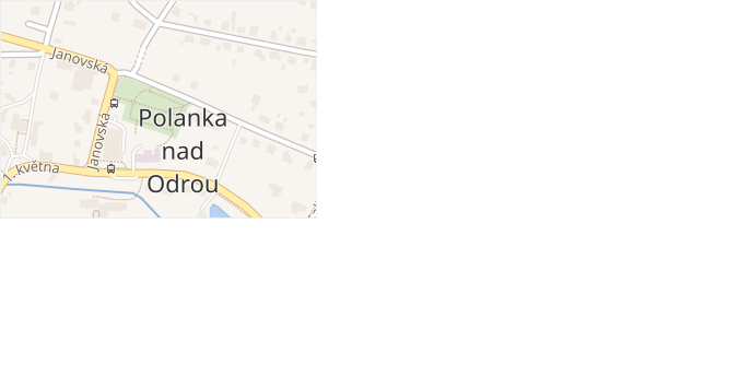 Park Václava Nelhýbla v obci Ostrava - mapa ulice