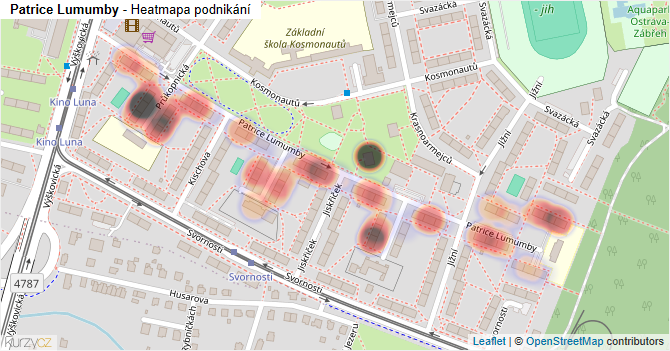 Patrice Lumumby - mapa podnikání