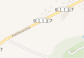 Petřkovická v obci Ostrava - mapa ulice