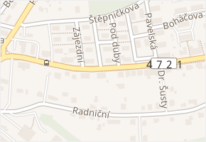 Petrská v obci Ostrava - mapa ulice