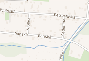 Petřvaldská v obci Ostrava - mapa ulice