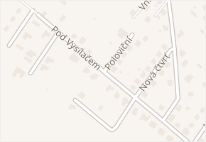 Pod Vysílačem v obci Ostrava - mapa ulice