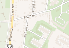 Podhájí v obci Ostrava - mapa ulice
