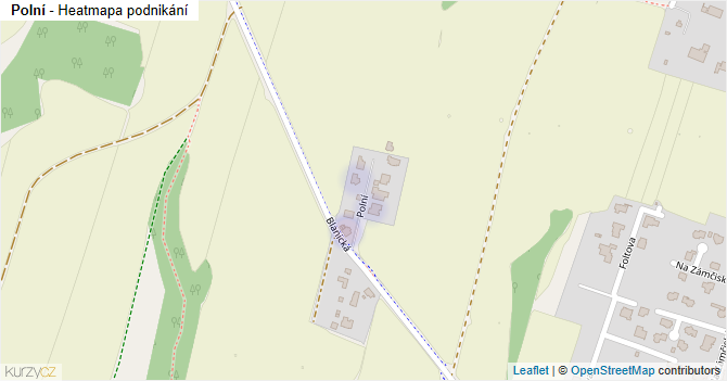 Polní - mapa podnikání