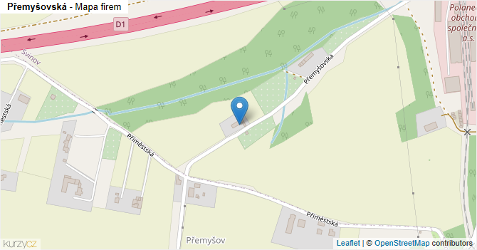 Přemyšovská - mapa firem