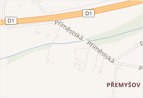 Příměstská v obci Ostrava - mapa ulice