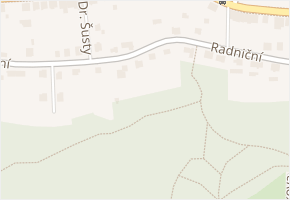 Radniční v obci Ostrava - mapa ulice